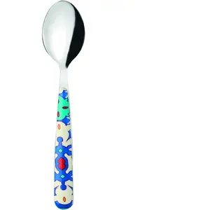 Guzzini - 6 Cuillères Flower & Lemon bleu méditerranéen - 21 cm OS pas cher