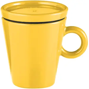 Guzzini - Tasse à café de voyage Coffee&Go ocre - 6,5x5,8x7,5 cm OS pas cher
