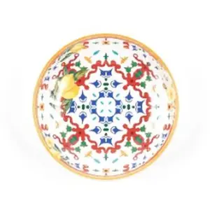 Guzzini Lot de 6 assiettes creuses en mélamine à motifs 21,5 cm pas cher