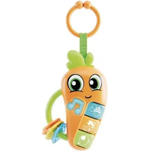Comparateur de prix : LISCIANI GIOCHI Carot - Hochet électronique - CAROTINA BABY - Mélodies et bruits d'animaux, Anneaux de dentition