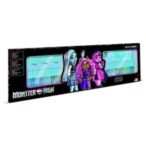 Comparateur de prix : MULTIPRINT Coffret Coloriage - - 18869 - 60 Feutres 4 Tampons Monster High