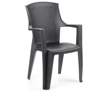Ipae-Progarden ipae progarden Chaise eden cm, 55x60x91 h col, Anthracite pas cher