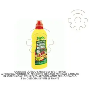 Flortis SANGUE DI BUE CONCIME MINERALE AZOTATO 1150G FLORT pas cher