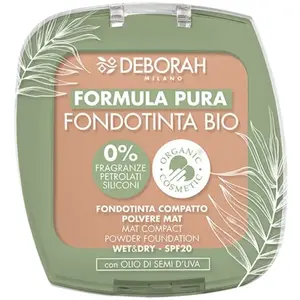 Deborah Milano - Compact Bio MAT Fond de teint 9 g Marron clair unisex pas cher