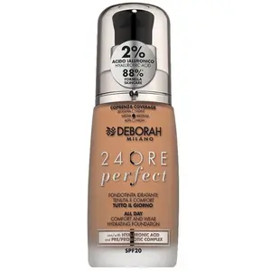DEBORAH Fond de teint liquide - 24Ore Perfect New - 04 Apricot pas cher