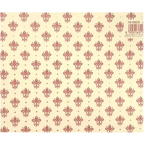 Papier Italien 50 x 70 cm 85 g/m² Lys Bordeaux Dorés pas cher