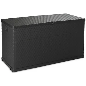 Malle de rangement Toomax ART162A Multibox Rattan Polypropylène Anthracite 420 L - Gris Verni pas cher