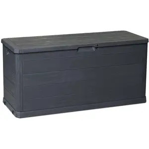 Atmosphera Créateur D'intérieur - Coffre Woody toomax - 280L - Anthracite pas cher