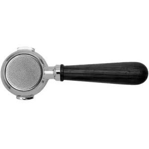 Porte-filtre sans fond avec poignée en bois de noyer noir Lelit PLA580BVendu parcoffee-friend