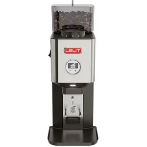 Lelit William PL72-P Moulin à Café avec Meules Plates - Avec LCC pour Réguler le Temps de Mouture - Acier Inoxydable PoliVendu paramazon