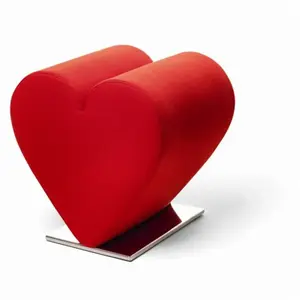 Opinion Ciatti Pouf Love (Rouge - Cat. B Velours) pas cher