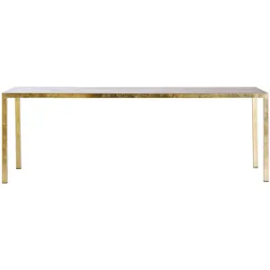OPINION CIATTI table ILTAVOLO 220 cm (Feuille d'or - Métal)Vendu parmyareadesign