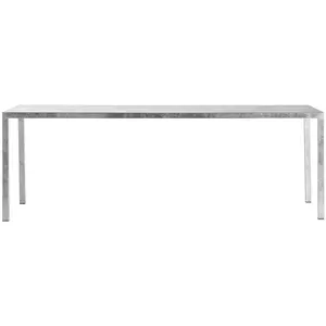 OPINION CIATTI table ILTAVOLO 220 cm (Feuille d'argent - Métal)Vendu parmyareadesign