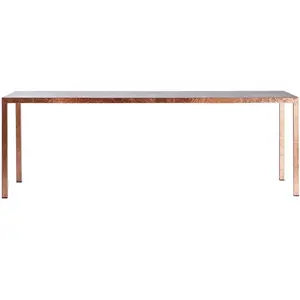 OPINION CIATTI table ILTAVOLO 220 cm (Feuille de cuivre - Métal)Vendu parmyareadesign