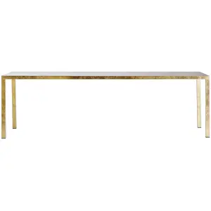 OPINION CIATTI table ILTAVOLO 260 cm (Feuille d'or - Métal)Vendu parmyareadesign