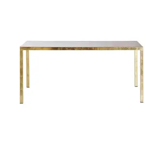 OPINION CIATTI table carrée ILTAVOLO 130 cm (Feuille d'or - Métal)Vendu parmyareadesign