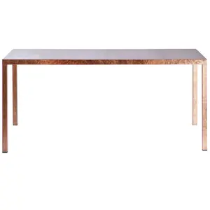 OPINION CIATTI table carrée ILTAVOLO 130 cm (Feuille de cuivre - Métal...Vendu parmyareadesign
