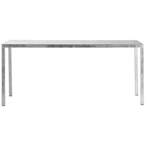 OPINION CIATTI table ILTAVOLO 140 cm (Feuille d'argent - Métal)Vendu parmyareadesign
