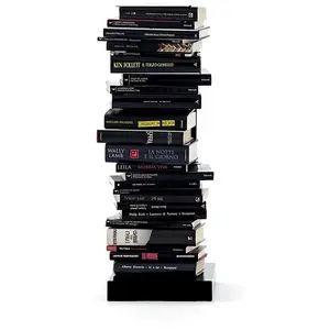 OPINION CIATTI bibliothèque ORIGINAL PTOLOMEO PT75 H 75 (Structure noire, base noire - Structure, étagères et base en fer laqué)