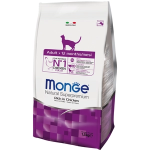 Comparateur de prix : Monge Super premium chat adulte - 1,5 kg