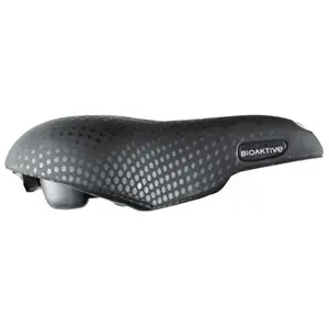 Comparateur de prix : Selle bioaktive city gel femme noir rail acier 540g 220x269mm (sur carte)