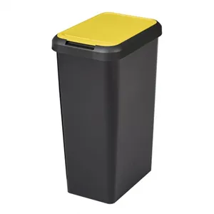 Tontarelli Poubelle Touch&Lift Unitaire 45 litres Citronier pas cher
