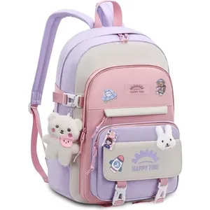 LARGEIGHT Cartable Fille Primaire Sac a Dos Fille Sacs Scolaires Lger ...Vendu parcdiscount