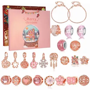Calendrier de l'Avent de Noël avec Boîte Cadeau pour , Ensemble de Bra... pas cher