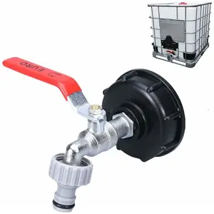 Ulisem - Robinet Cuve 1000L Avec Adaptateur Robinet Tuyau Arrosage, S6...Vendu parcdiscount