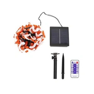 Guirlande lumineuse solaire 50 LED forme d'abeille étanche pas cher