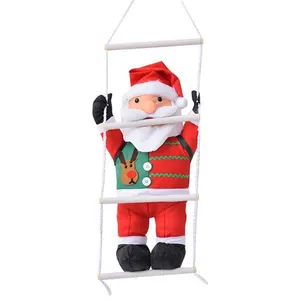 Atyhao Poupée de Père Noël 60cm jouet décor échelle pas cher