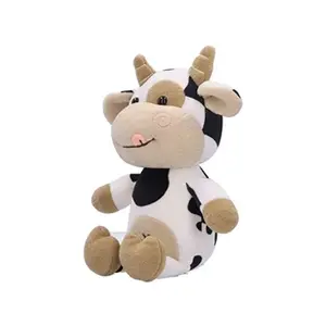 Peluche de vache veau 30cm S pas cher