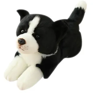 Non communiqué Animal en peluche Chien Rauque 18cm - Noir pas cher