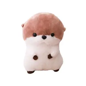 Non communiqué Loutre en peluche 30cm pour enfants - Marron pas cher