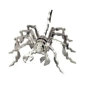 Puzzle 3D en métal pour adultes - Scorpion - Argent pas cher