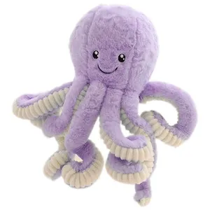 Animal en peluche Poulpe 18 cm - Violet pas cher