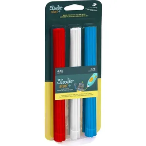Comparateur de prix : 3Doodler 3DS-ECO-MIX1-75 Start Mix 1 Filament PLA rouge, blanc, bleu 75 pc(s)