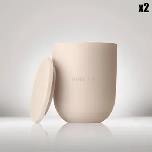 Rose Inc - 2 Bougies Signature Élégance et Équilibre OS pas cher