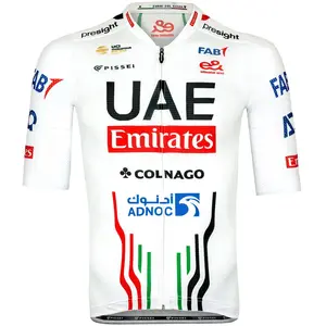 Pissei Maillot manches courtes UAE TEAM EMIRATES Race 2024 pas cher