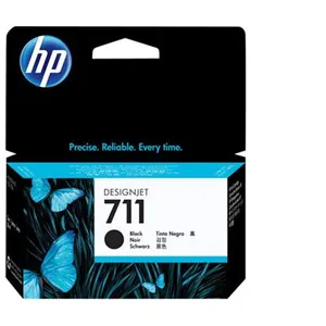 HEWLETT-PACKARD HP 711 38-ml Black DesignJet Ink Cartridge cartouche d...Vendu parfnac