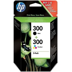 HP 300 2-pack Black/Tri-color Original Ink Cartridges cartouche d'encr...Vendu parfnac