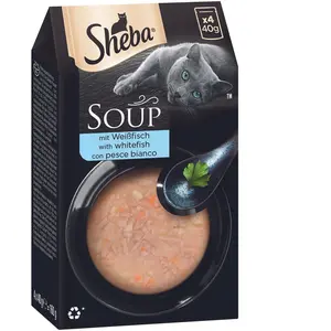 Sheba Classic Soup 40 x 40 g pour chat - poisson blancVendu paramazon