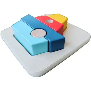 Puzzle en Bois 3D Bateau - Assembler & Empiler - 12M+ pas cher