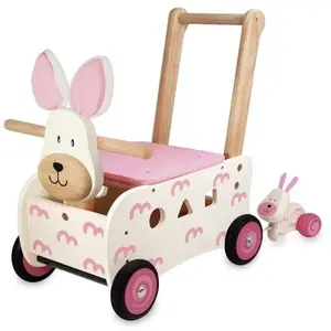 I'm Toy Pousseur porteur Lapinou en boisVendu parekobutiks