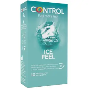 Préservatifs Control Ice Feel Menthe - 10 Unités Fraîches pas cher