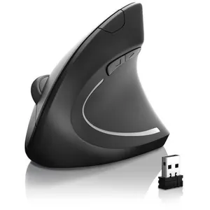 Souris optique Modèle vertical Design ergonomique,Wireless - Batterie ... pas cher