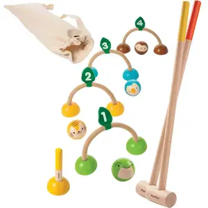 Comparateur de prix : Plan Toys - Jeu de croquet - TROUSSELIER