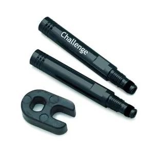 Prolongateur de valve challenge aluminium noir pas cher