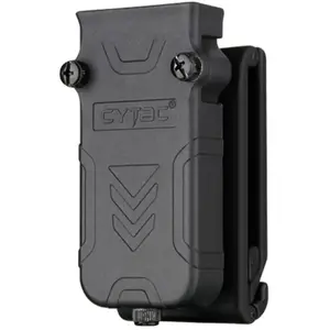 Cytac Porte-chargeur simple universel 9 mm/.40/.45 - Noir pas cher