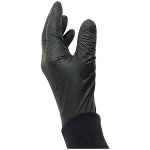 Kraftwerk Gogrip PRO Gants en nitrile, Noir, M, 50 pièces. pas cher